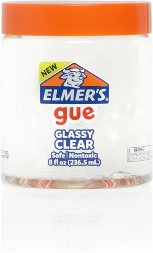 Miniatura 8 de Elmer's Gue - Slime premezclado, slime transparente y cristalino, ideal para mezclar con complementos, 2 unidades Transparente vidrioso