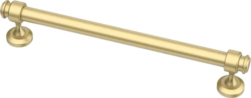 Miniatura 14 de Alzassbg - Paquete de 10 tiradores dorados cepillados para gabinete, manijas de cocina de 3 pulgadas (76mm) de centro a centro de agujero, barra