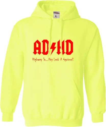 Miniatura 20 de Go All Out Sudadera con capucha para hombre y mujer con texto en inglés "Highway To Hey Look A Squirrel