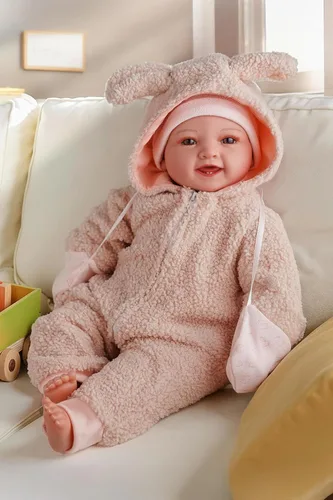 Miniatura 10 de BABESIDE Muñecas de bebé, 17 pulgadas, grande, realista, lindo cuerpo suave, muñecas de bebé de la vida real con accesorios para niñas de más de 3 A