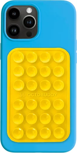 Miniatura 17 de OCTOBUDDY Classic MAX - Funda adhesiva de silicona con succión para teléfono - Manos libres, soporte de agarre fuerte para selfies y videos - Crema