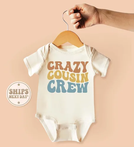Miniatura 5 de Camisetas y mamelucos de primos para bebés y jóvenes, trajes familiares divertidos