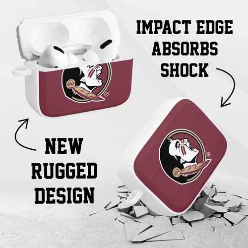 Miniatura 2 de Affinity Bands Florida State Seminoles HDX - Funda compatible con Apple AirPods Pro 1 y 2 (clásico)