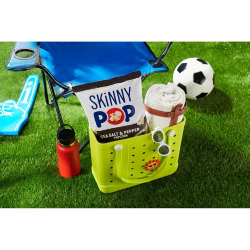 Miniatura 2 de SkinnyPop - Palomitas de maíz de sal marina y pimienta, sin gluten, sin OMG, bocadillos saludables para palomitas de maíz, Skinny Pop, bolsa