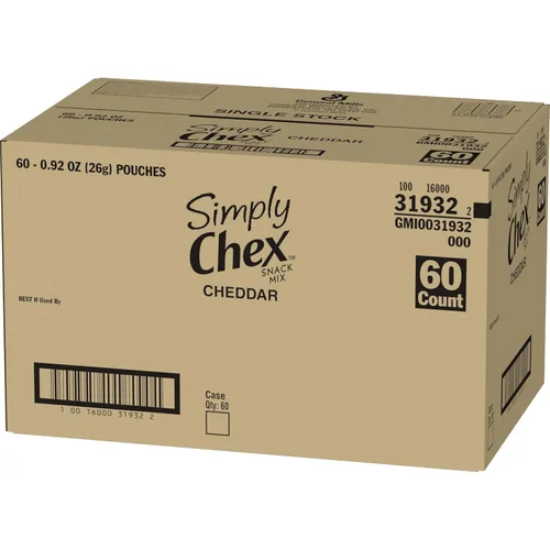 Miniatura 7 de Simply Chex Snack Mix, Cheddar, 0.92 onzas (paquete de 60)