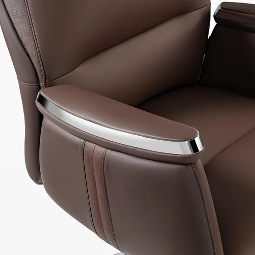Miniatura 4 de EUREKA ERGONOMIC Royal II - Silla de oficina ejecutiva con respaldo alto, grande y alta con asiento extra ancho, silla de escritorio de cuero