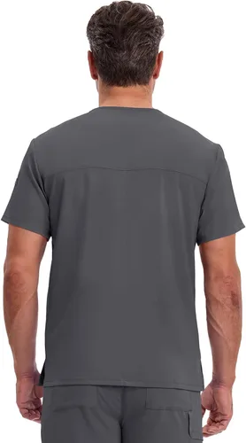 Miniatura 5 de Dickies EDS Essentials - Camisa quirúrgica para hombre con cuello en V y bolsillo DK635