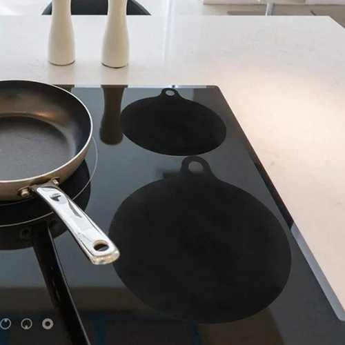 Miniatura 9 de 4 alfombrillas antideslizantes para inducción eléctrica, protector de placa de cocina de silicona reutilizable, resistente a altas temperaturas