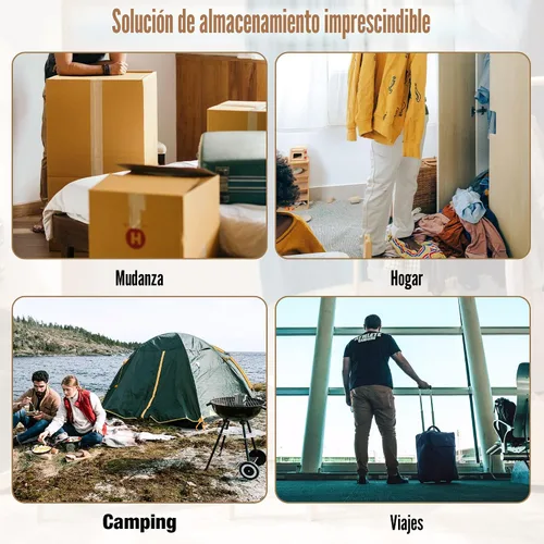 Miniatura 6 de Bolsas de Almacenamiento al Vacío, 10 Bolsas Grandes Ahorradoras de Espacio con Sellado al Vacío, Bolsas de Espacio para Ropa, Mantas, Ropa de Cama