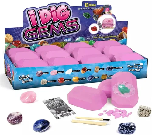 Miniatura 9 de Liberty Imports Paquete de 12 kits de excavación de hadas y unicornio para niños, aventura mágica encantada de excavación, recuerdos de fiesta