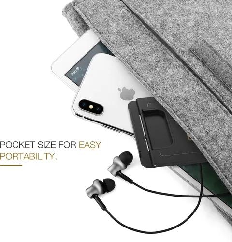 Miniatura 4 de MoKo Soporte para teléfono/tableta, soporte plegable para tableta compatible con iPhone 17/17 Air/17 Pro/17 Pro Max, iPhone 16/Pro/Pro Max/Plus
