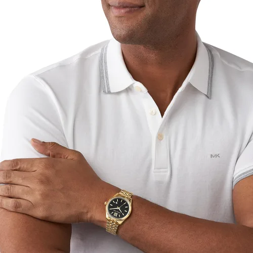 Miniatura 4 de Michael Kors - Reloj cronógrafo Lexington de acero inoxidable
