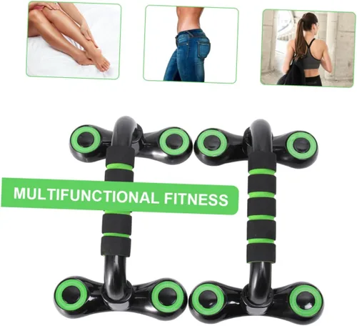 Miniatura 8 de Garneck Barras de flexión para hombre, resistentes soportes de flexión, marco portátil, mango antideslizante para entrenamiento de tríceps de pecho
