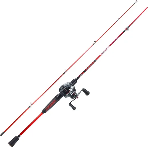 Miniatura 2 de One Bass Combo de caña de pescar y carrete, IM7 grafito 2 piezas en blanco para baitcasting, caña de pescar giratoria con mango de superpolímero
