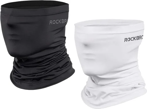 Miniatura 9 de ROCKBROS Polaina refrescante para el cuello, bandana para hombres, polainas de cuello de verano, media cara, bufanda, protección solar UV