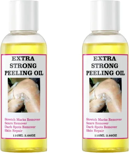 Miniatura 11 de Aceite de pelado amarillo, aceite de pelado fuerte para piel oscura, extra fuerte, solución exfoliante para el cuerpo, todo tipo de piel, removedor