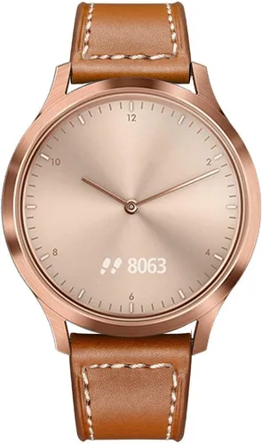 Miniatura 2 de Vivoactive 5/3 Bandas de cuero para hombres y mujeres, correas de cuero de 0.787 pulgadas compatibles con Garmin Venu Sq/Venu 2Plus/Vivoactive 3