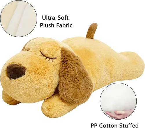 Miniatura 5 de HonourHope Juguete de latido del corazón para perro para aliviar la ansiedad, suave felpa para mascotas, ayuda para entrenamiento conductual