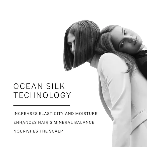 Miniatura 5 de SACHAJUAN Juego de champú y acondicionador hidratante Tecnología Ocean Silk y aceite de argán para hidratación profunda Repara el cabello seco