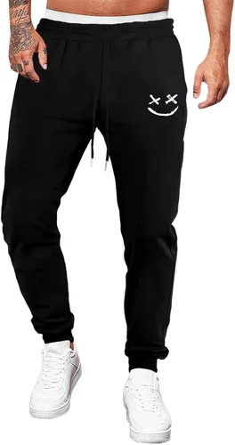 Renaowin Pantalones deportivos para hombre, ligeros, ajustados, con cordón en la cintura, con bolsillos, para entrenamiento, correr, gimnasio, a