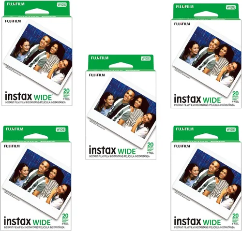 Miniatura 8 de Paquete doble de películas instantáneas Fujifilm Instax Wide para Instax Wide 210 200 100 300 - Paquete de valor BuzzPhoto (40 hojas)