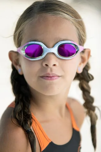 Miniatura 3 de ARENA Gafas de natación unisex para jóvenes Spider Junior para niñas y niños de 6 a 12 años, lentes sin niebla, correa fácil de ajustar, sin fugas