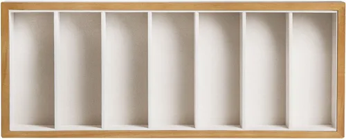 Miniatura 6 de J JACKCUBE DESIGN JackCubeDesign MK374 - Organizador de exhibición de lentes con 7 compartimentos de madera, Madera clara