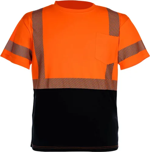 Miniatura 2 de VENDACE 3 piezas de seguridad camisetas reflectantes clase 3 alta visibilidad Hi Vis manga corta construcción trabajo camisas para hombres