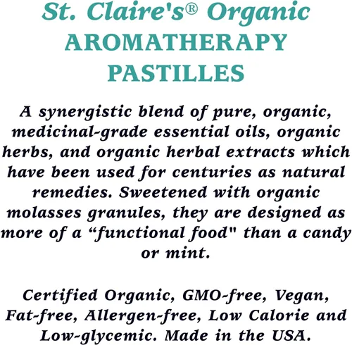 Miniatura 2 de St. Claire's Organics Chupetes para el abdomen, (lata de 1.5 onzas, paquete de 3) Sin gluten, vegano, sin OMG, a base de plantas, sin alérgenos