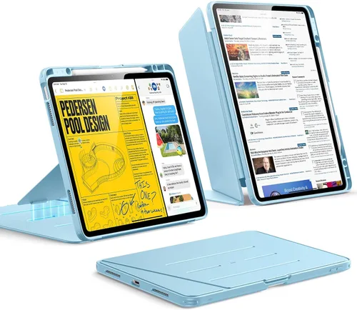 Miniatura 33 de ESR - Funda para iPad Air de 11 pulgadas M3/M2 (2025/2024), iPad Air de 5ª/4ª generación (2022/2020), funda con soporte vertical, múltiples ángulos