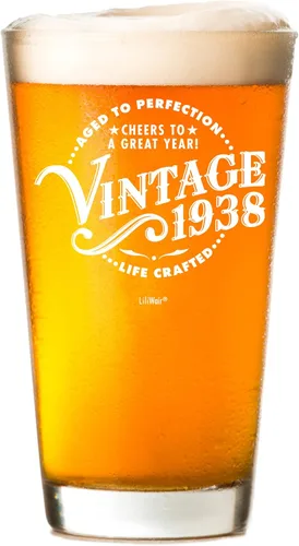 Regalos de cumpleaños número 87 de 1938, vaso de cerveza para hombres y mujeres, regalo de cumpleaños para hombre y mujer que cumple 87 años, ideas