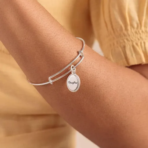 Miniatura 4 de Alex and Ani - Pulsera expandible de alambre para mujer, con dije significativo, colección Because I Love You, de 2 a 3.5 pulgadas