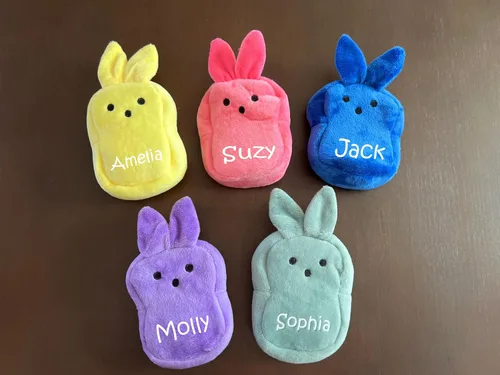 Miniatura 2 de Cesta de Pascua personalizada, tarjeta de regalo o soporte para dinero, idea de regalo de conejo (azul)