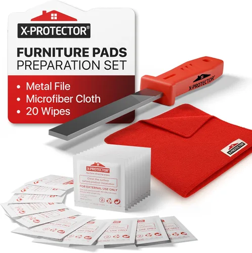 Miniatura 18 de Almohadillas de fieltro X-PROTECTOR para muebles, 235 piezas de alta calidad, los mejores protectores de piso de madera para proteger tu suelo