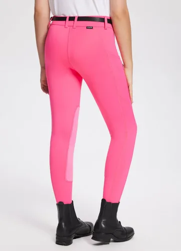 Miniatura 27 de baleaf Pantalones de equitación para niñas, pantalones ecuestres para niños, con parche en la rodilla, bolsillo con cremallera