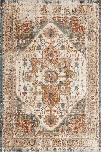 Miniatura 3 de nuLOOM Performance - Alfombra de estilo oriental, diseño vintage, duradera, fácil de limpiar, Justine Beige, 8'10' x 12