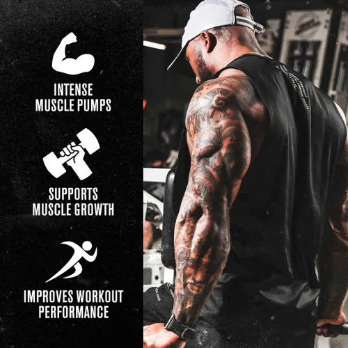 Miniatura 4 de Jacked Factory Nitrosurge Shred Termogénico Pre-Entrenamiento en Piña Naranja y Potenciador de óxido nítrico N.O. XT para hombres y mujeres