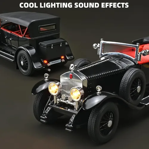Miniatura 4 de RZAPE Kits de Modelos de Coches para Adultos y Niños 1/24, Coches de Juguete Fundidos a Presión de la Generación Phantom, Coches Vintage