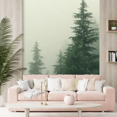 Miniatura 110 de SIGNFORD - Papel tapiz de diseño de bosque, removible para dormitorio o sala de estar, 100 x 144 pulgadas Bosque1-1911-m17