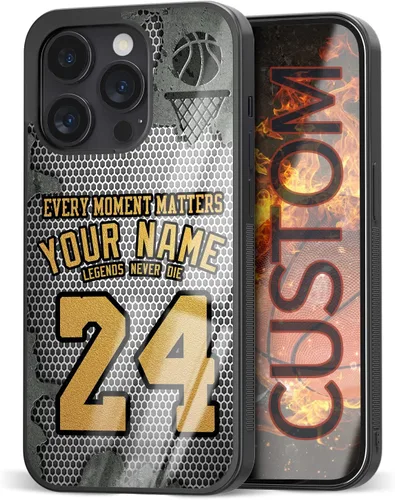Miniatura 11 de Carcasas de teléfono personalizadas con nombre y número, diseño para iPhone 11, 12, 13, 14, 15, 16, 17 Pro Max Plus Mini Xr Xs para Samsung Note 10