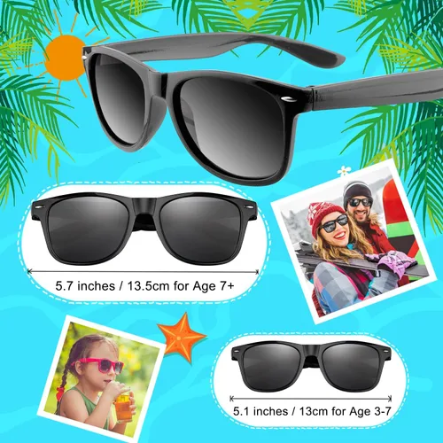 Miniatura 47 de Morcheiong Paquete de 12 lentes de sol de fiesta a granel para cumpleaños, fiesta de verano, bolsas de regalo, regalos