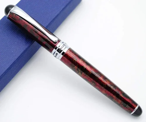 JINHAO X750 Pluma estilográfica plumín M (pintura en polvo dorada de lujo)