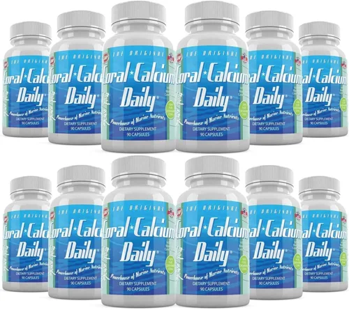 Miniatura 9 de Daily Health - Calcio de coral puro de Okinawa - Suplemento de grado marino con 72 oligominerales - 1475 mg, 270 cápsulas vegetales