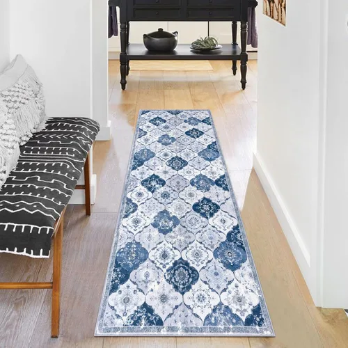 Miniatura 96 de KILOCOCO Alfombra de Pasillo 2x6, Alfombra de Pasillo Marroquí Súper Suave Lavable para Pasillo de Entrada, Alfombra de Cocina de Pasillo de Lana