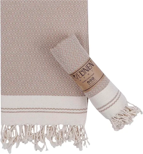 Miniatura 18 de Evelynen - Juego de 2 toallas de mano turcas para baño y cocina, toallas de mano bohemias con bucles para colgar, para cara, té, plato, cocina