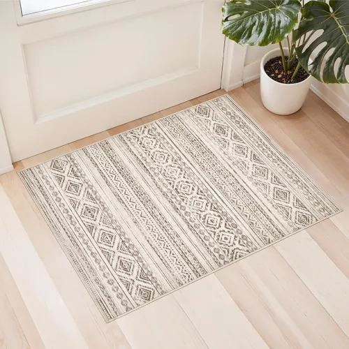 Miniatura 62 de Alfombra grande para sala de estar de 5 x 7: Alfombras marroquíes bohemias, suaves, lavables a máquina, para dormitorio, debajo de la mesa