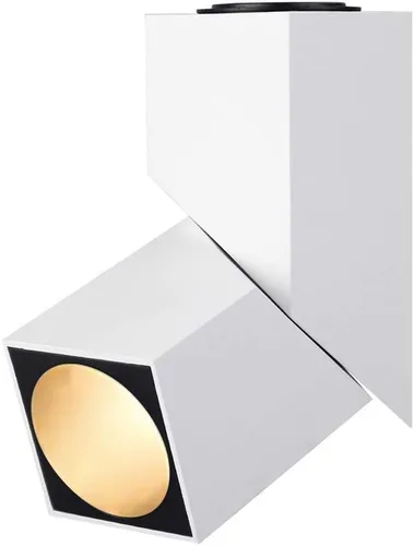 Miniatura 8 de Foco de techo LED para interiores, lámpara de pared ajustable de 360°, focos artísticos de bricolaje, luz blanca fría de 12 W, luz blanca fría