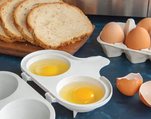 Miniatura 3 de Nordic Ware Juego de desayuno 3 en 1, 2 piezas, blanco