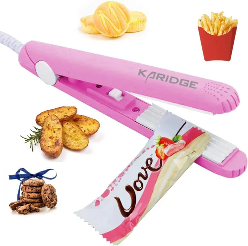 Miniatura 9 de Sellador de Bolsas de Papas Fritas con Sellado Térmico, Gadgets de Cocina, Mini Resellador de Bolsas para Almacenamiento de Alimentos, Sellador