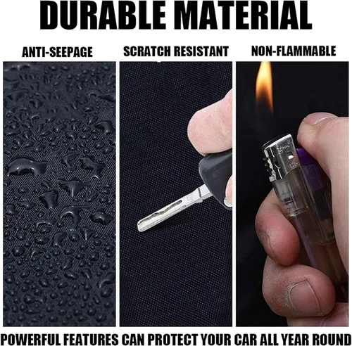 Miniatura 5 de Car Cover Compatible with Dacia Duster Logan Mcv sandero Outdoor car Cover 100% Waterproof Windproof dust-Proof Anti-Snow All-Weather Protection